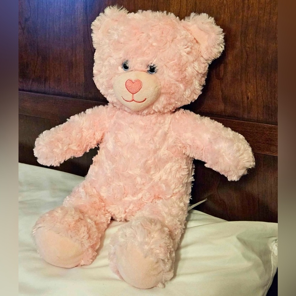 Build-A-Bear Pink Cuddles Teddy Bear